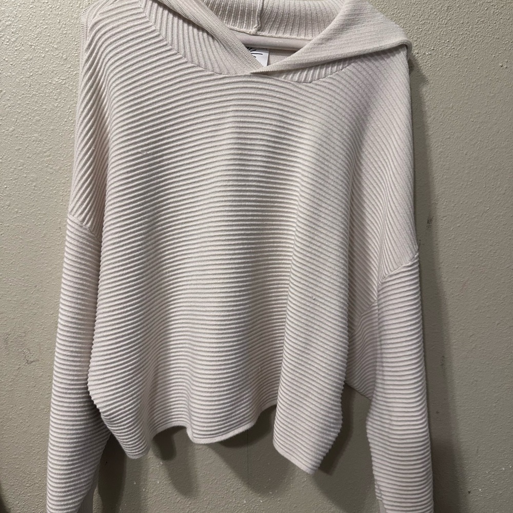 Aerie Cream Cowl Neck Sweater